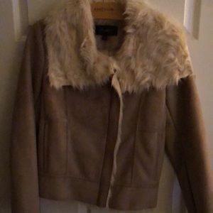 FINAL! Ann Taylor Fun Fur Jacket